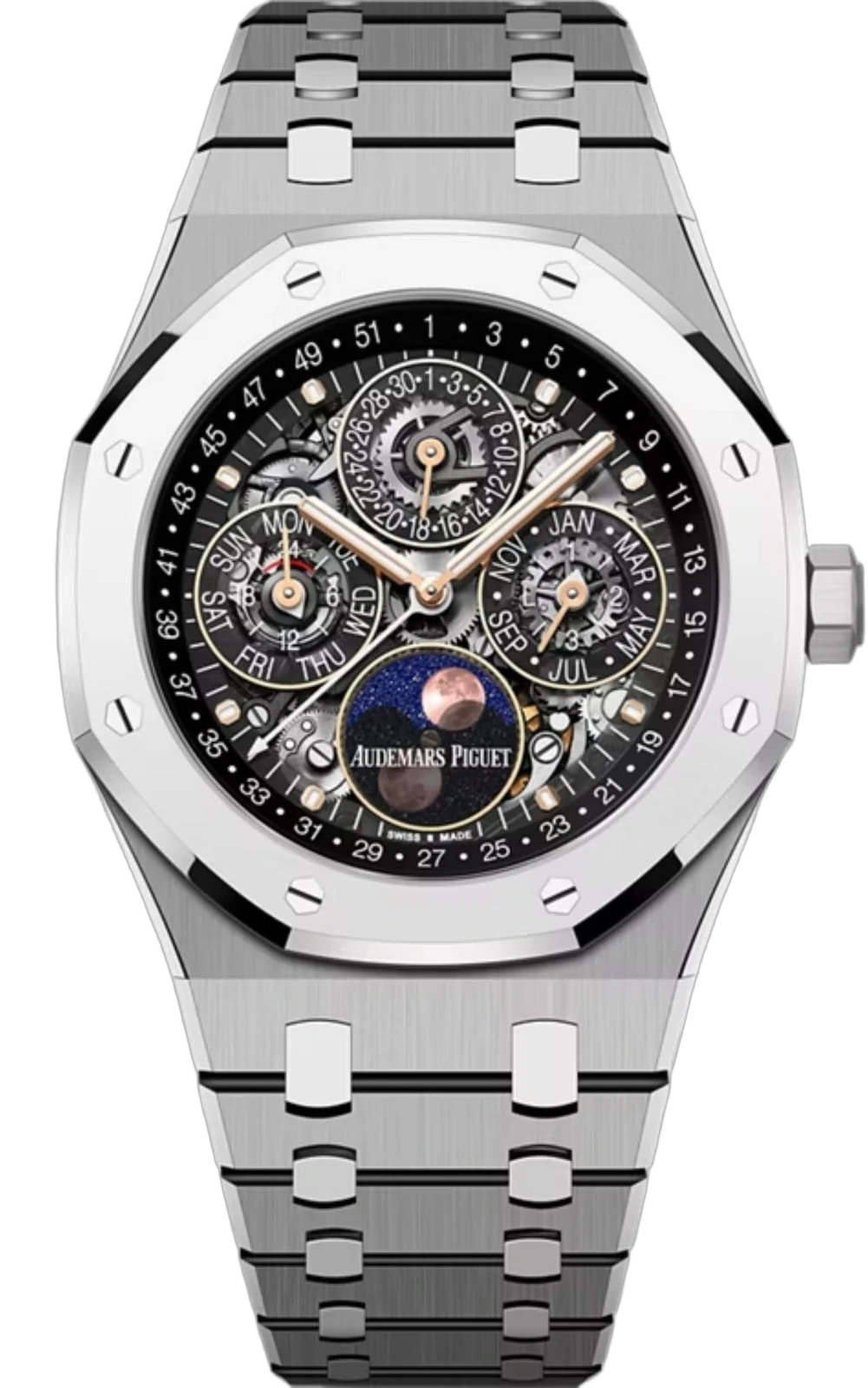 Audemars Piguet Royal Oak Selfwinding Perpetual Calendar Openworked
